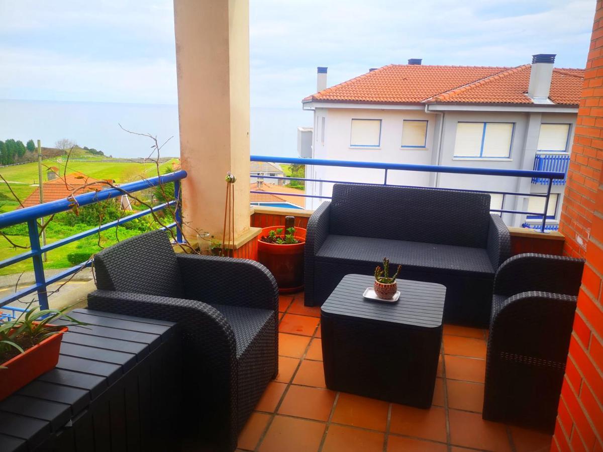 Belvedere, Vistas Al Mar Y Terraza Luanco Eksteriør bilde